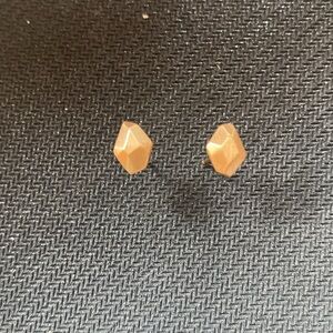 Kendra Scott gold tone Arden metal geometric stud earrings